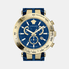 Versace Round Blue Analog watch