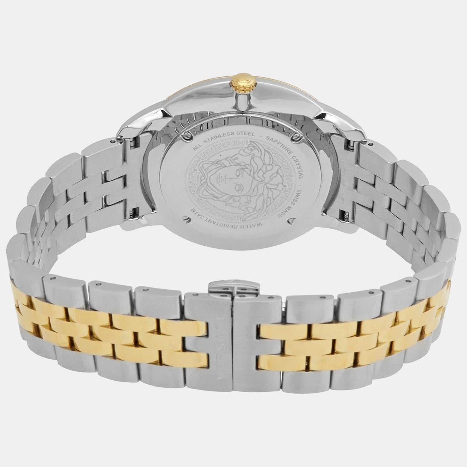 Versace Men Round Grey watch