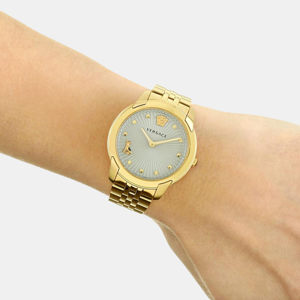 Versace Stainless Steel Round watch