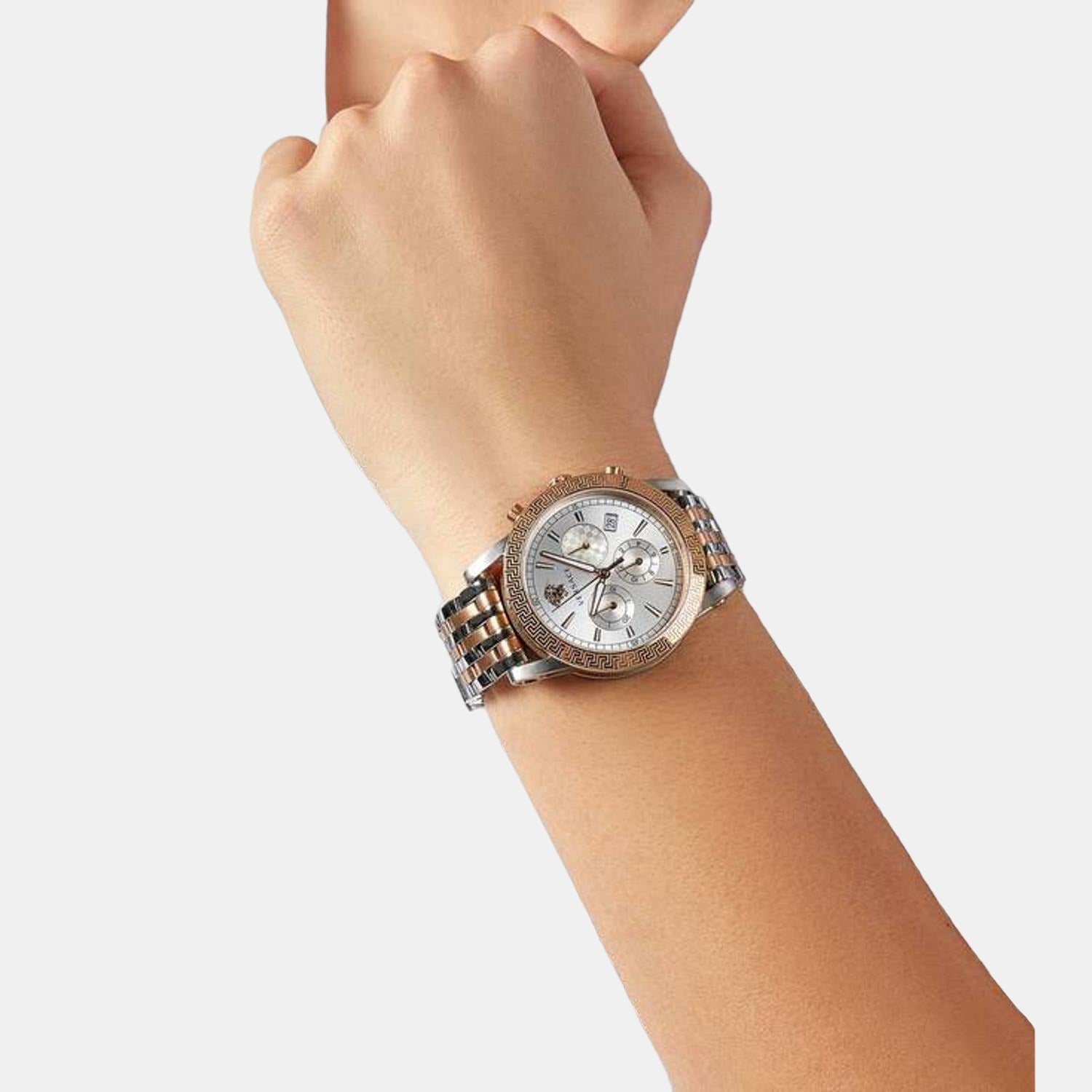 Versace Stainless Steel Round watch