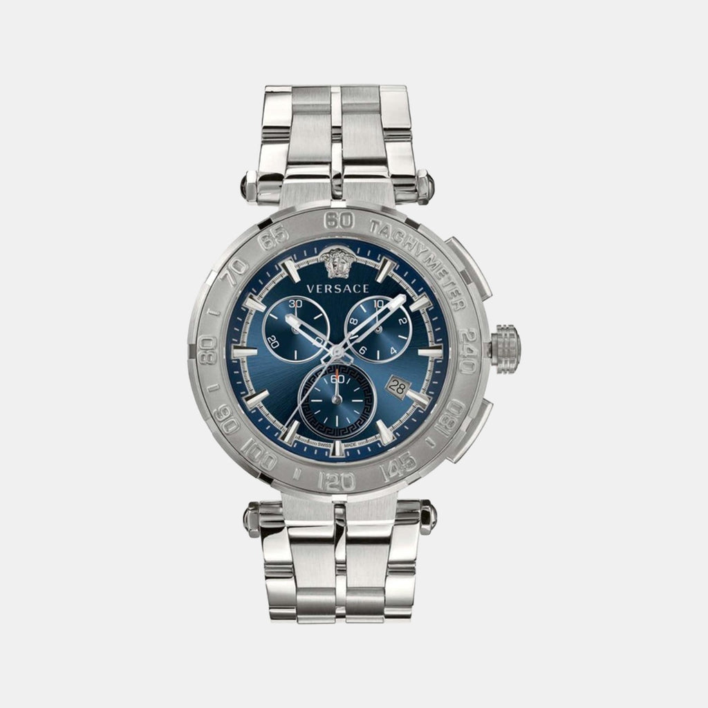 Versace Round Blue Chronograph watch