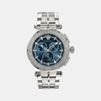 Versace Round Blue Chronograph watch