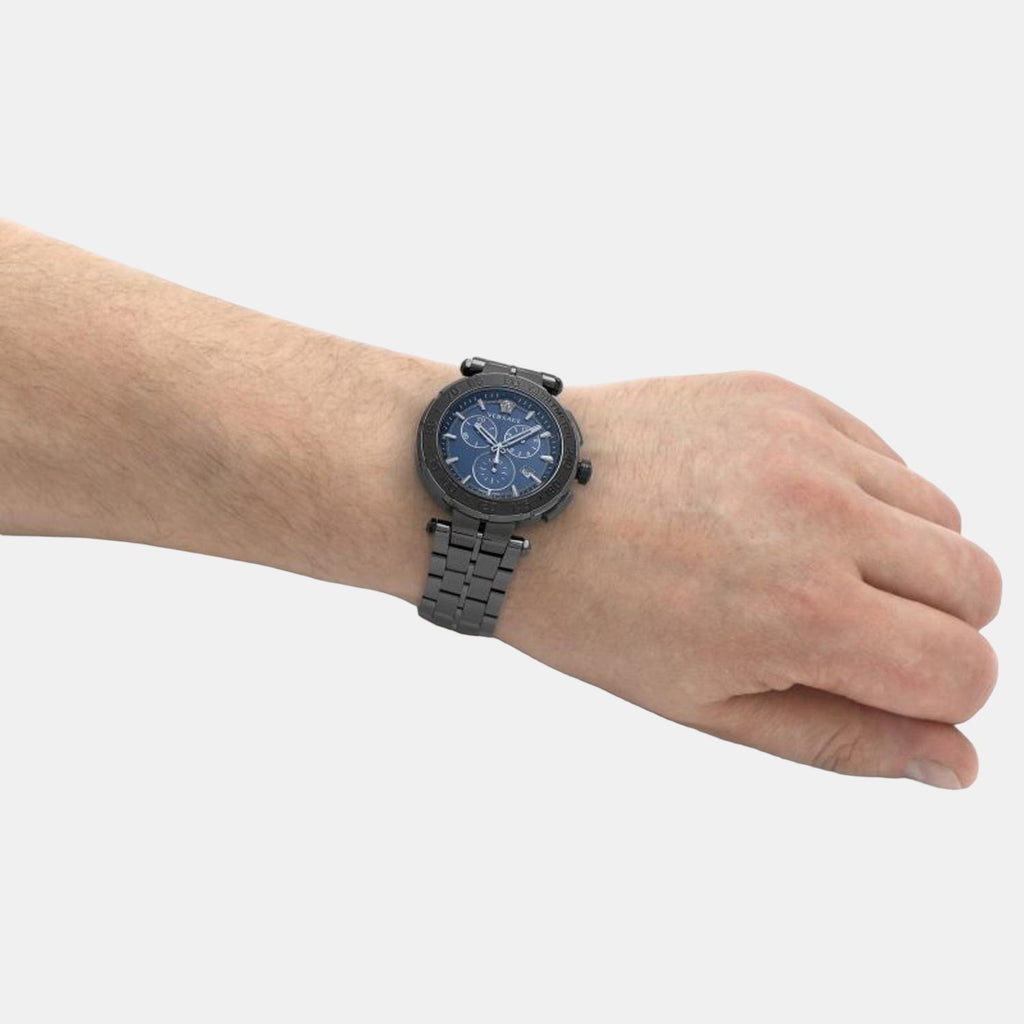 Versace Stainless Steel Blue watch