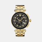 Versace Round Black Chronograph watch