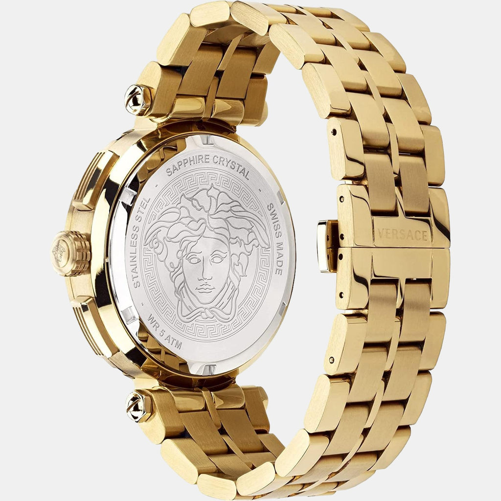 Versace Men Round Black watch