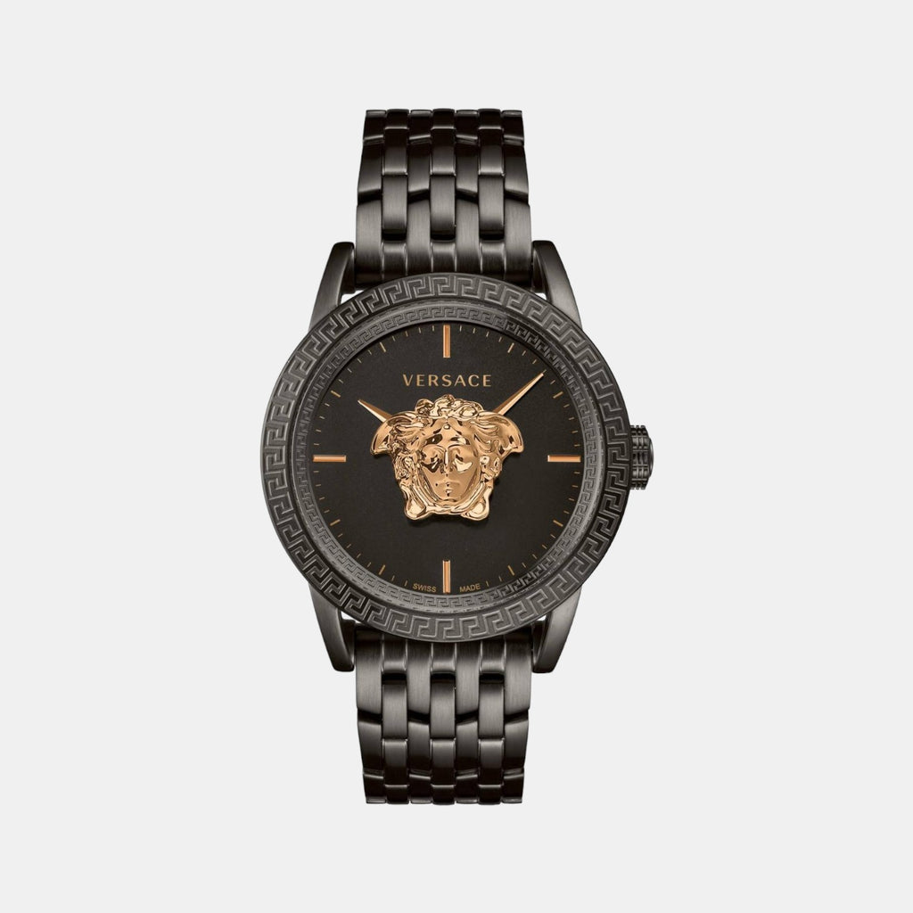 Versace Round Black Analog watch