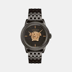 Versace Round Black Analog watch