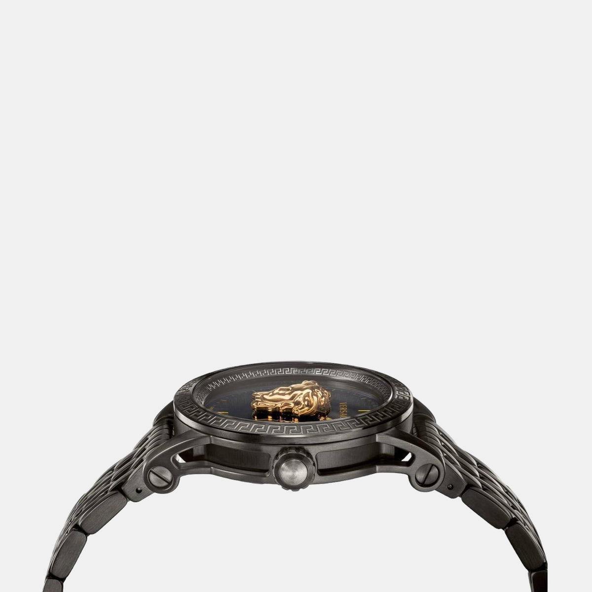Versace Men Round Black watch