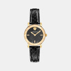 Versace Round Black Analog watch