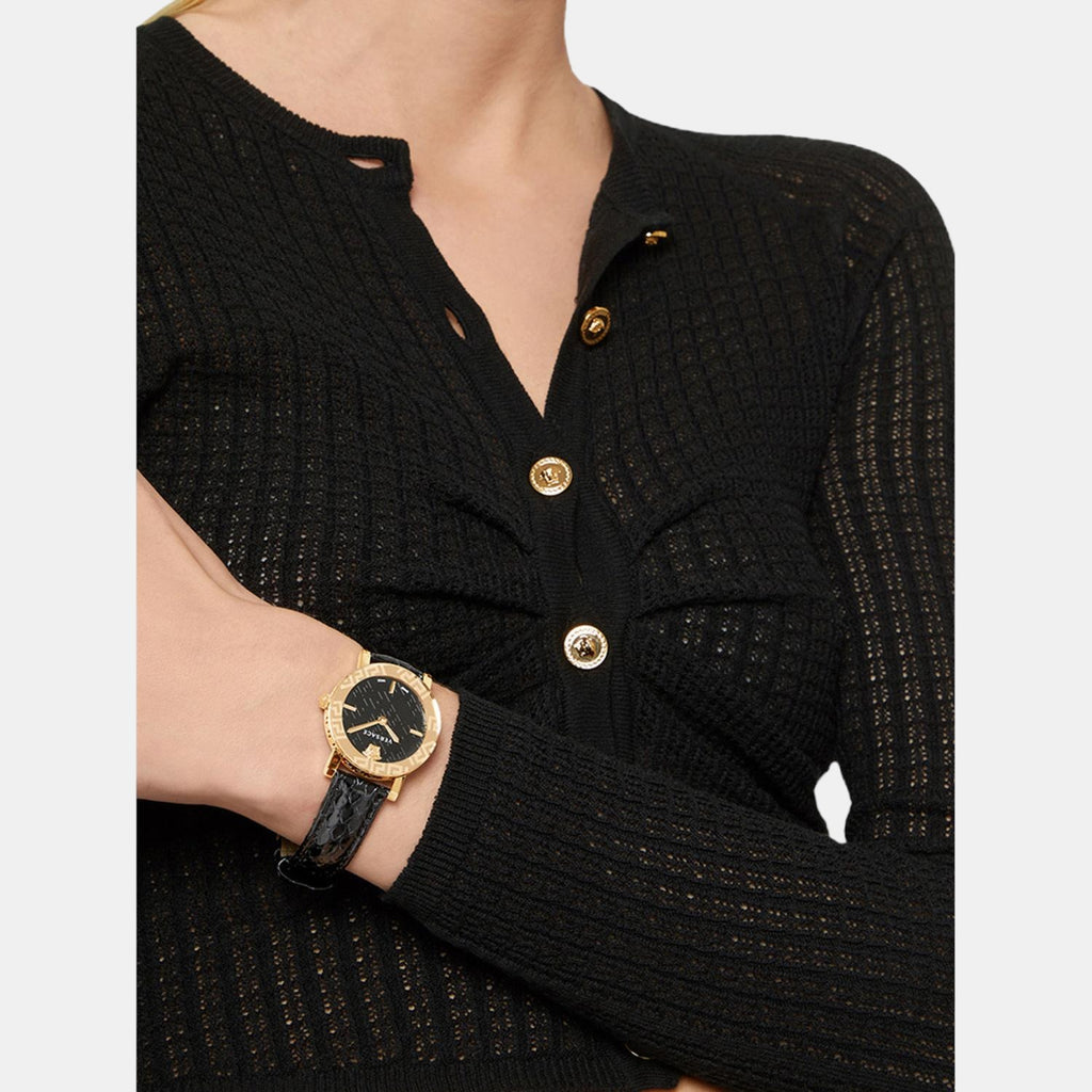 Versace Stainless Steel Round watch