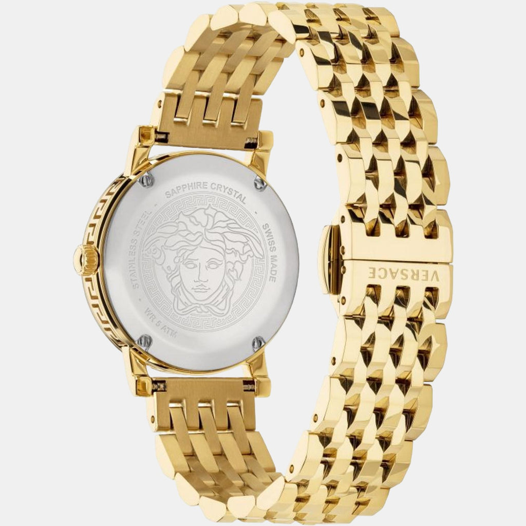 Versace Women Round Black watch