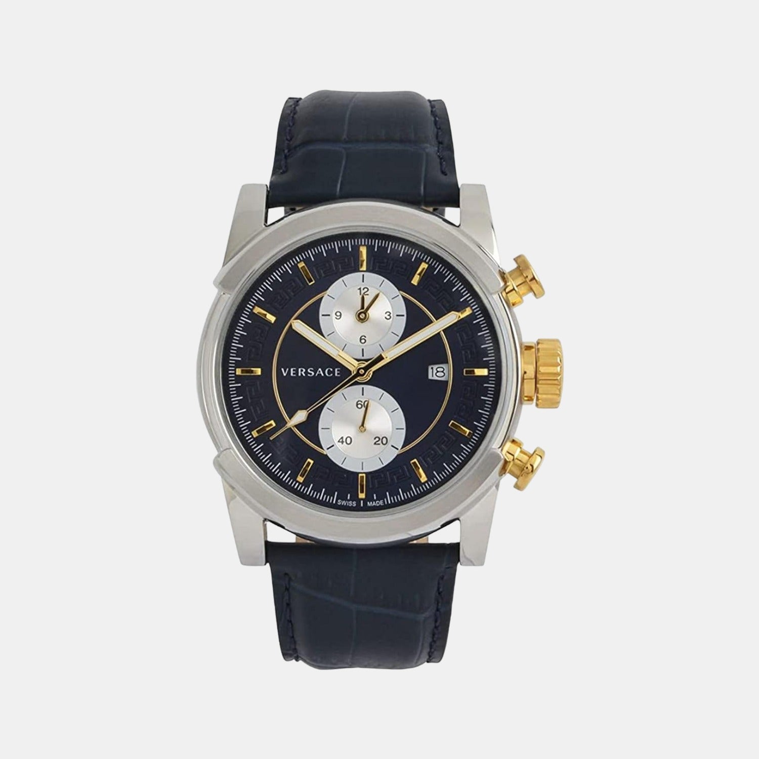 Versace Round Blue Analog watch