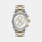 Versace Round Silver Chronograph watch