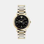 Versace Round Black Analog watch