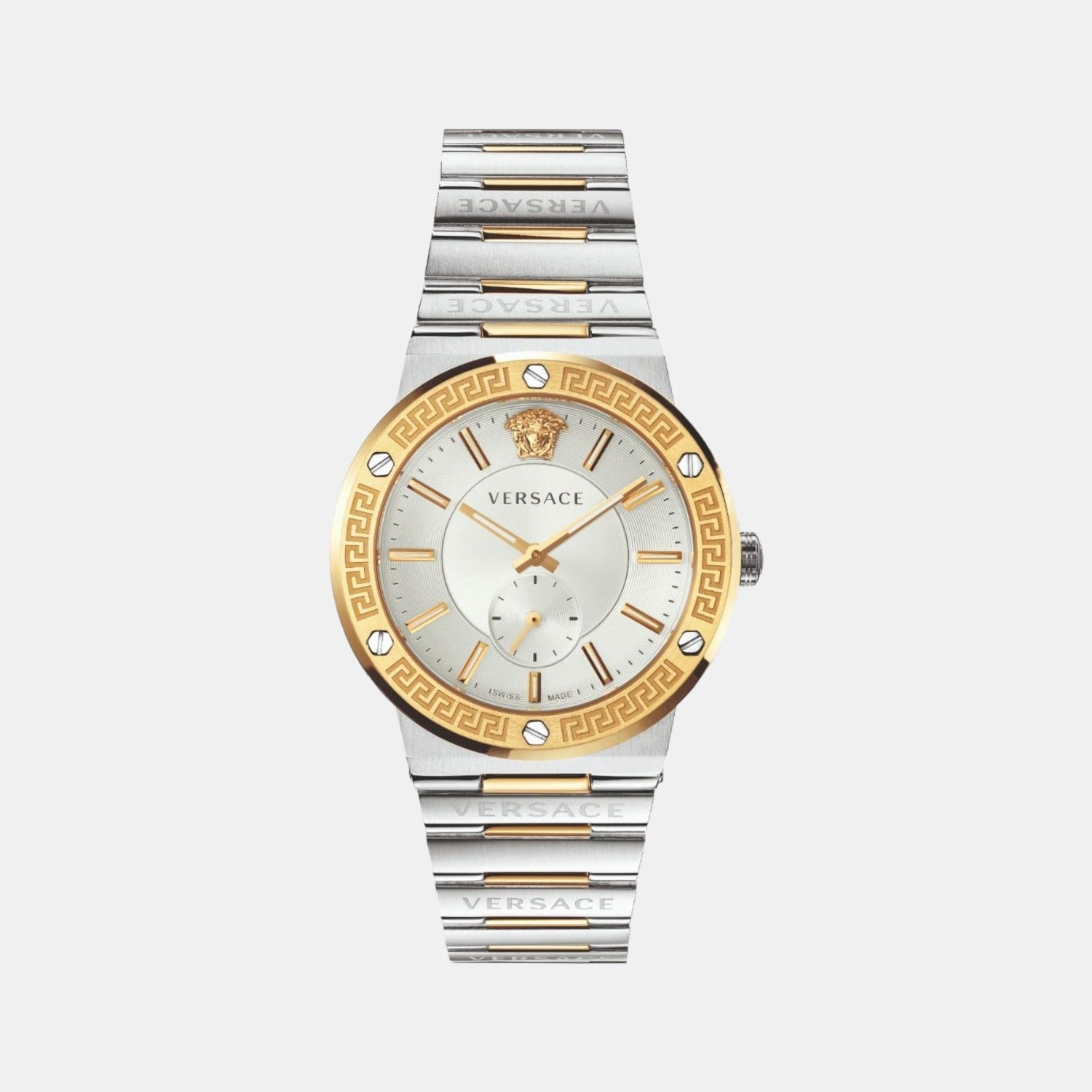 Versace Round White Analog watch