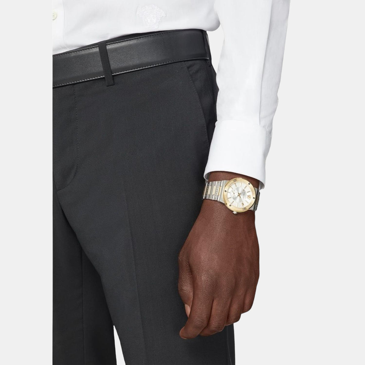 Versace Stainless Steel Round watch