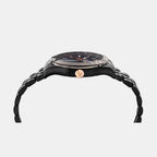 Versace Men Round Black watch