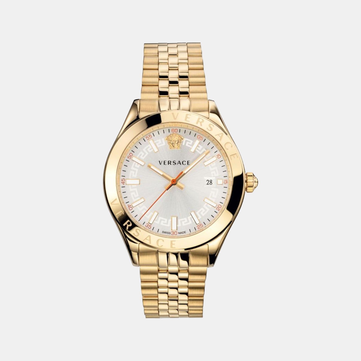Versace Round White Analog watch