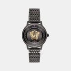 Versace Round Black Analog watch