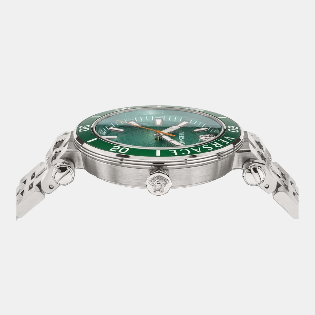 Versace Men Round Black watch