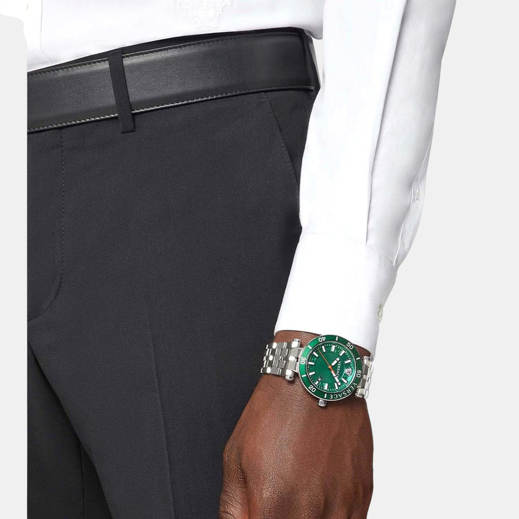 Versace Stainless Steel Round watch