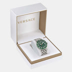 Versace Leather Black watch