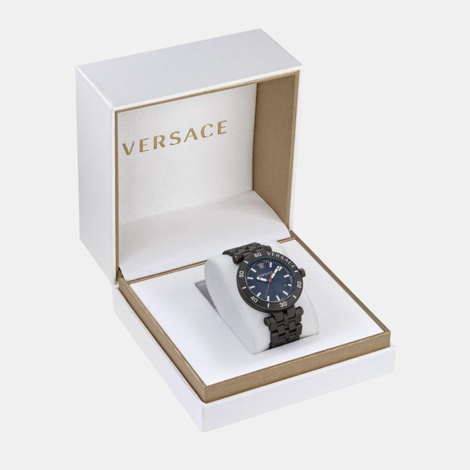 Versace 43 mm Black Quartz watch
