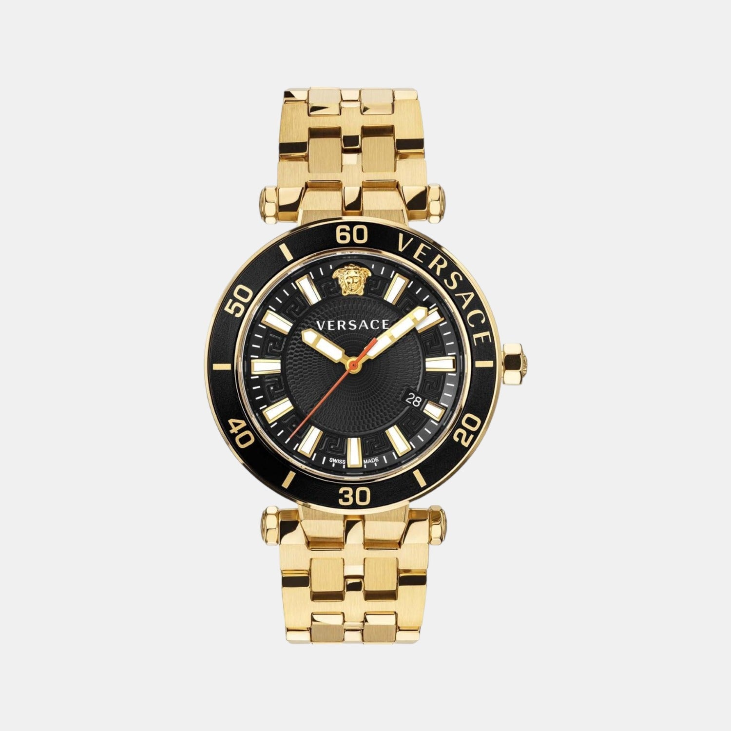 Versace Round Black Analog watch