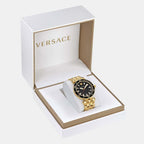 Versace 43 mm Gold Quartz watch