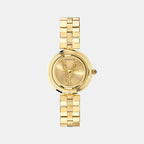 Versace Round Gold Analog watch