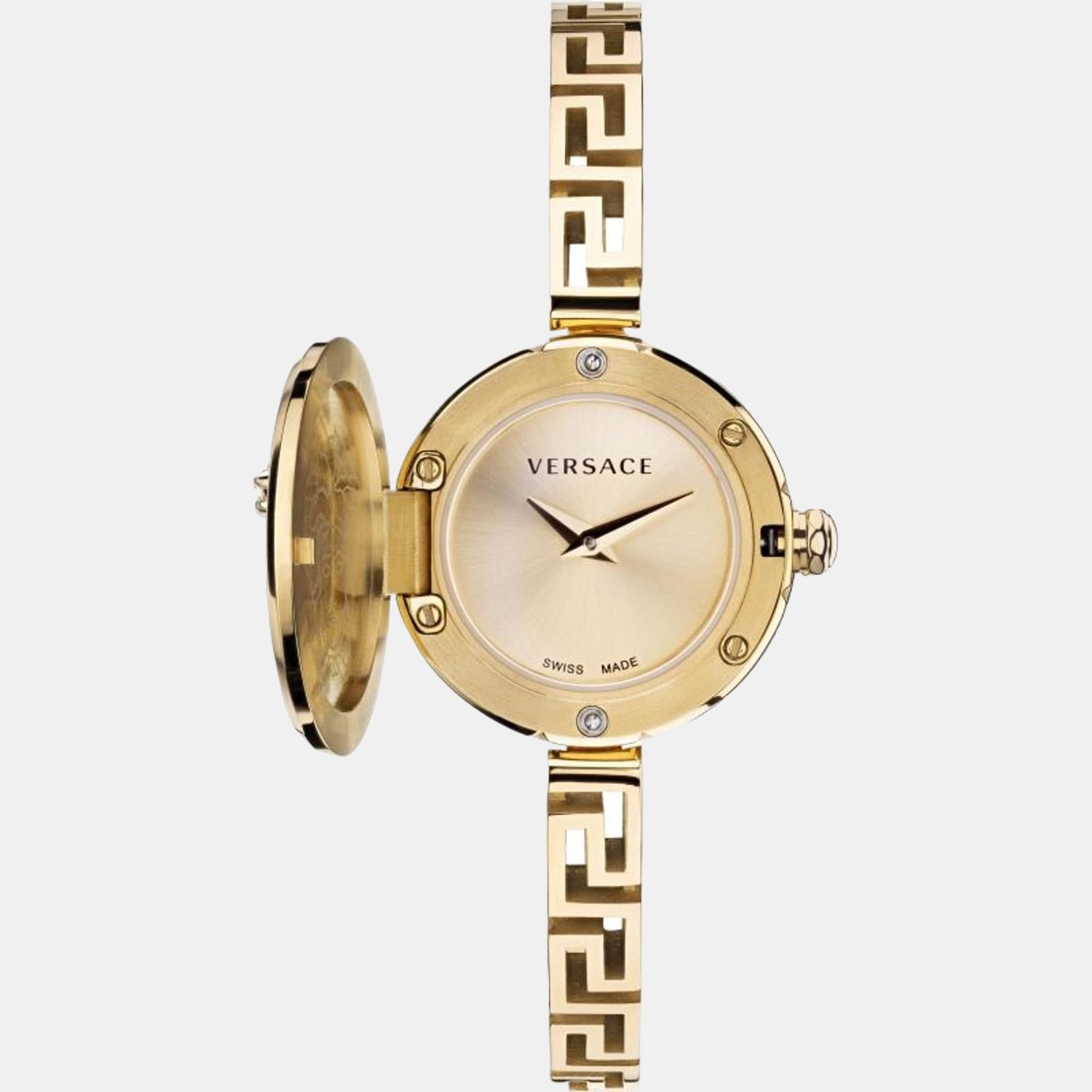 Versace Stainless Steel Gold watch