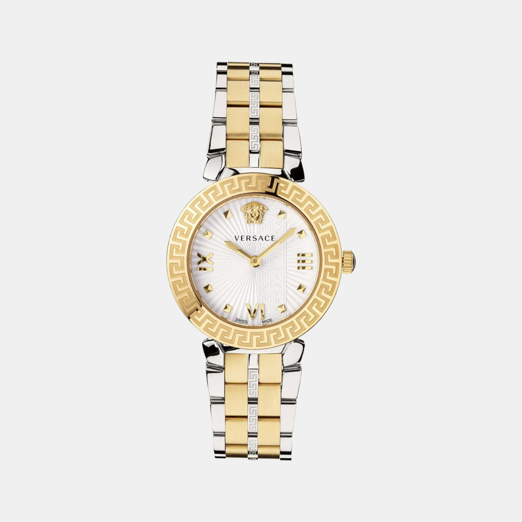 Versace Round White Analog watch