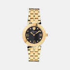 Versace Round Black Analog watch