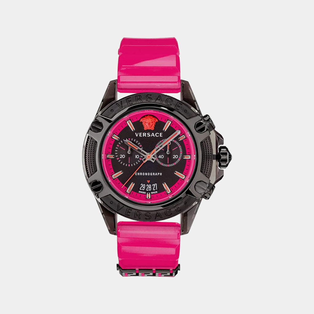 Versace Round Pink Chronograph watch