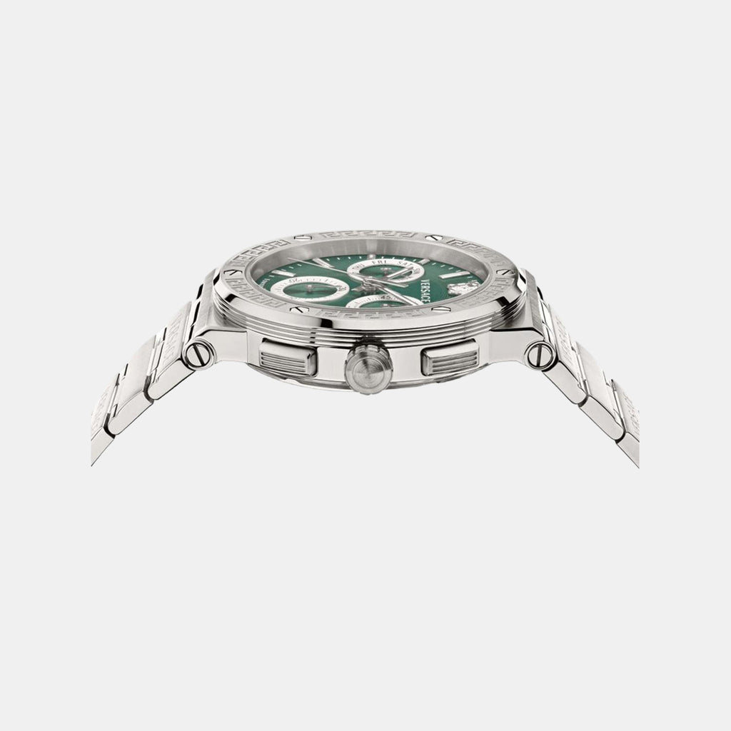 Versace Men Round Green watch