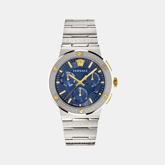 Male Blue Analog Stainless Steel Watch VEZ900221