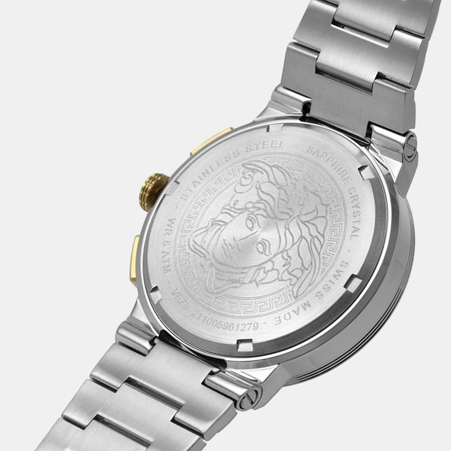 Versace Stainless Steel Blue watch