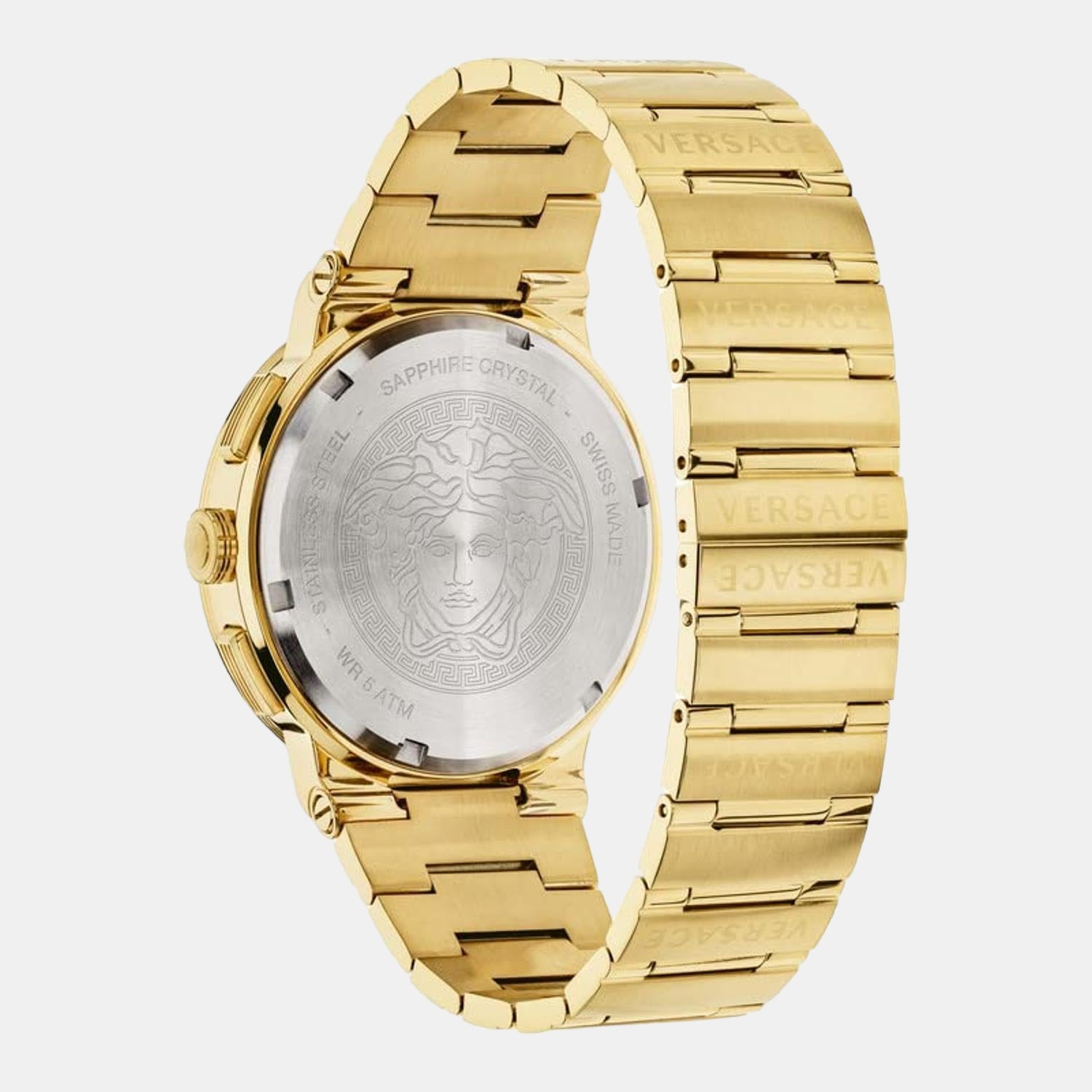 Versace Men Round Black watch