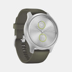Male Amoled Smart Watch VIVOMOVE STYLE SILVER MOSS SILICONE