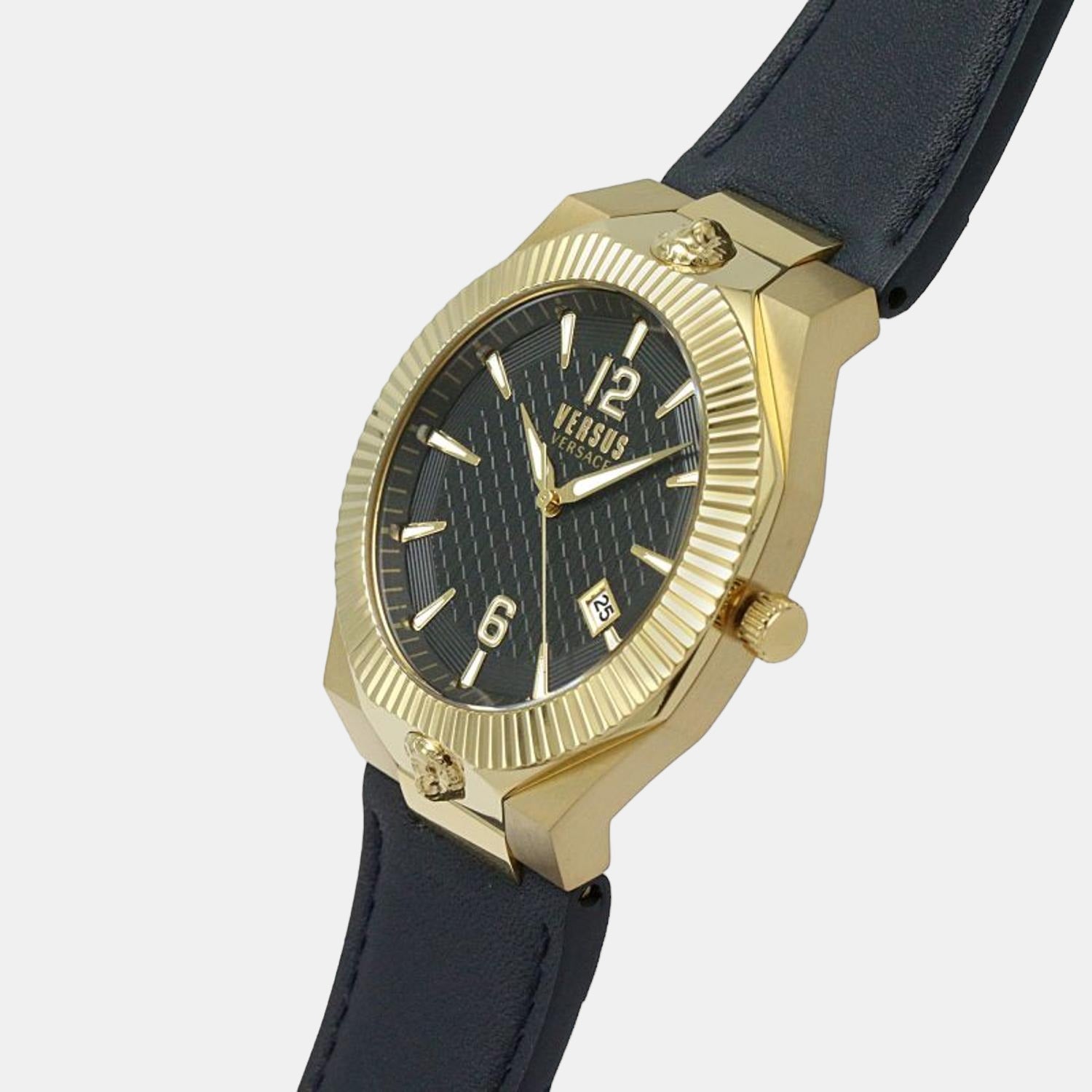 Versus Leather Blue watch