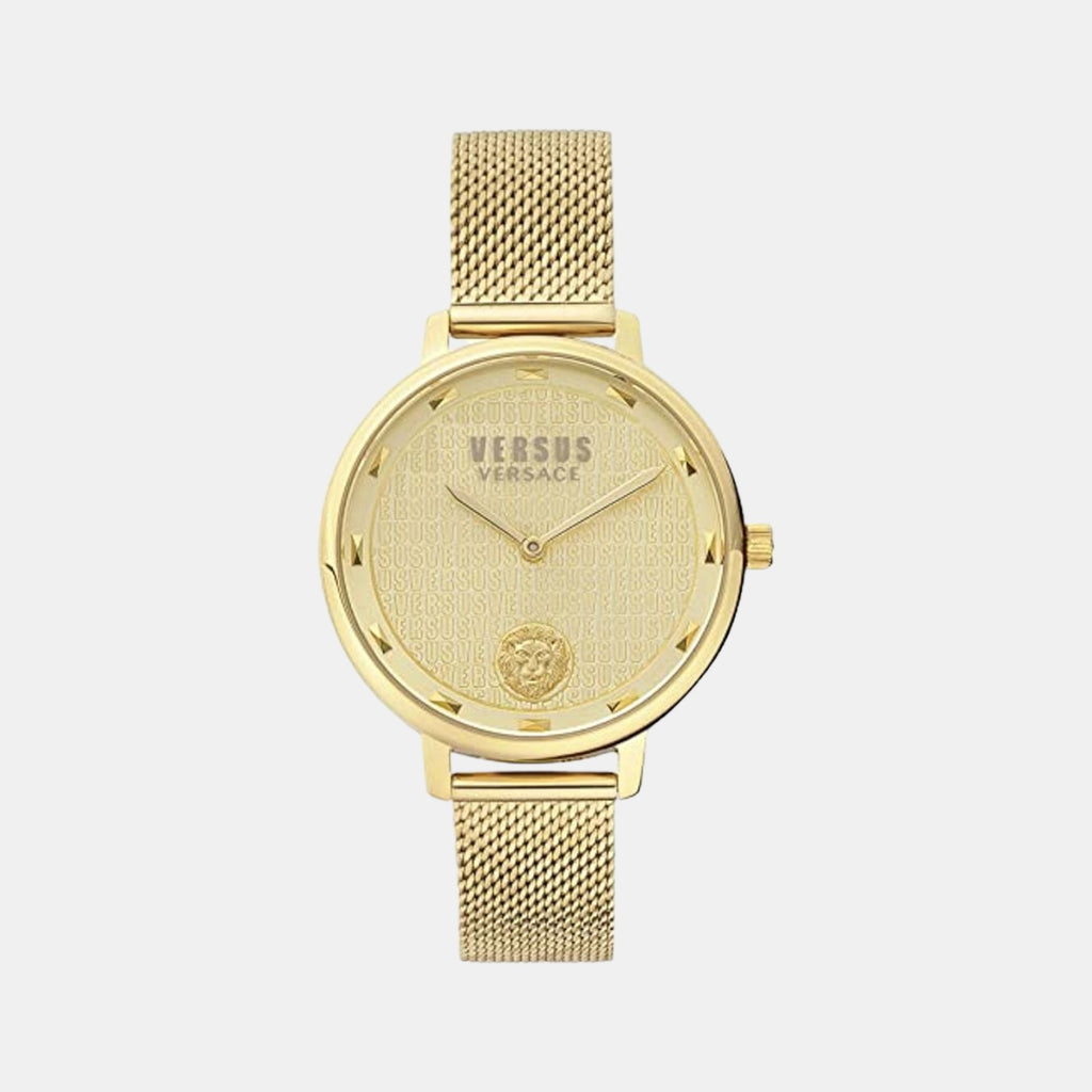 Versus Round Gold Analog watch