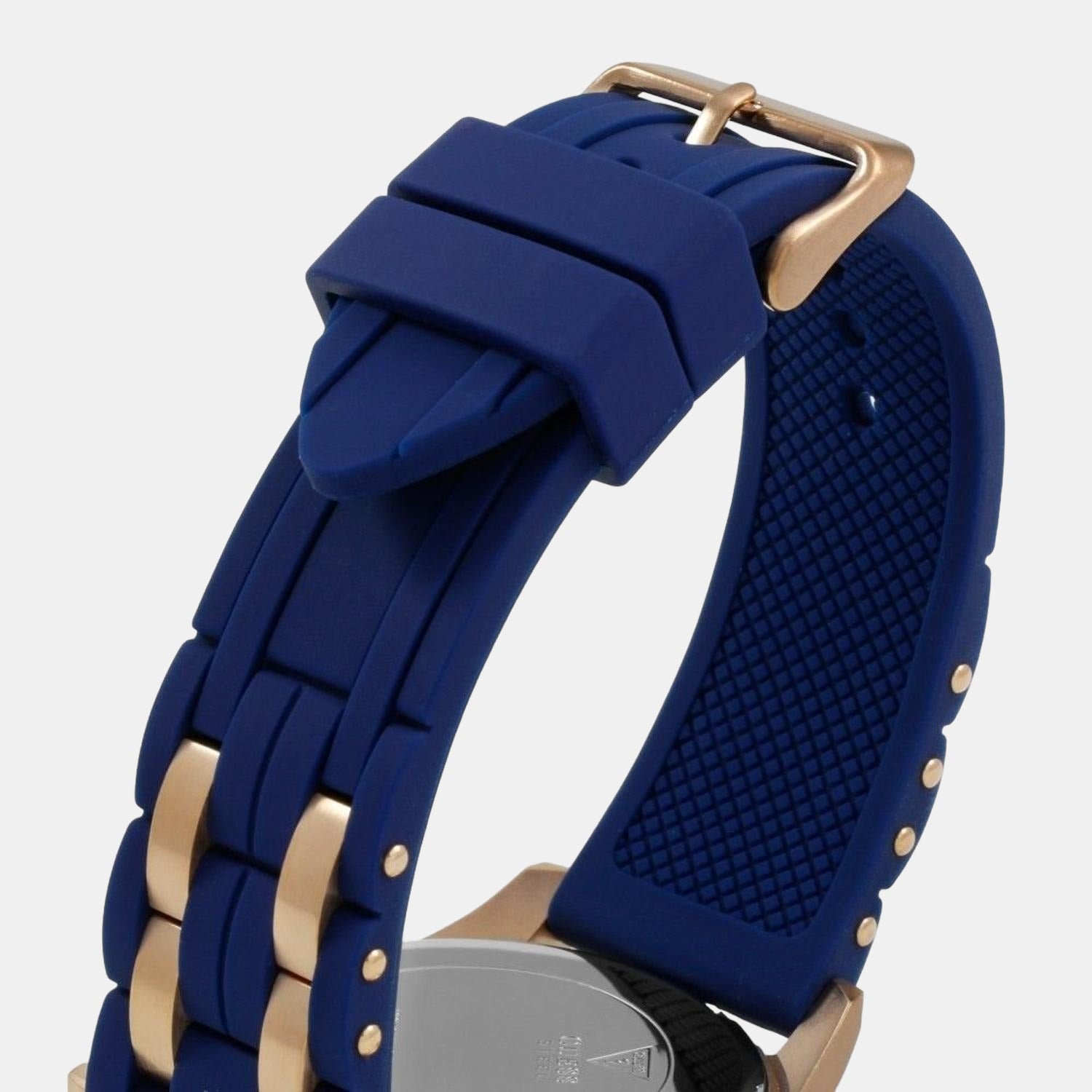 Guess Men Round Blue watch