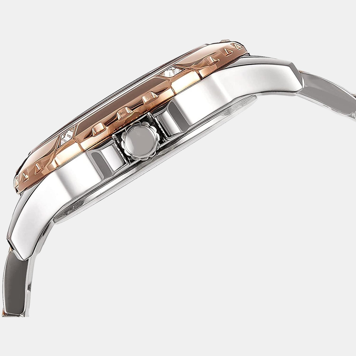 Guess Women Round Rose Gold watch