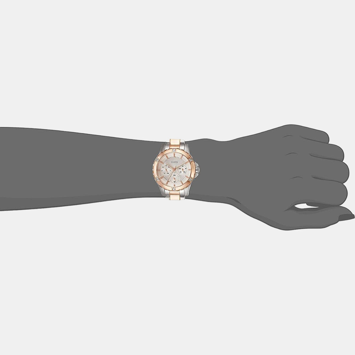 Guess Stainless Steel Round watch