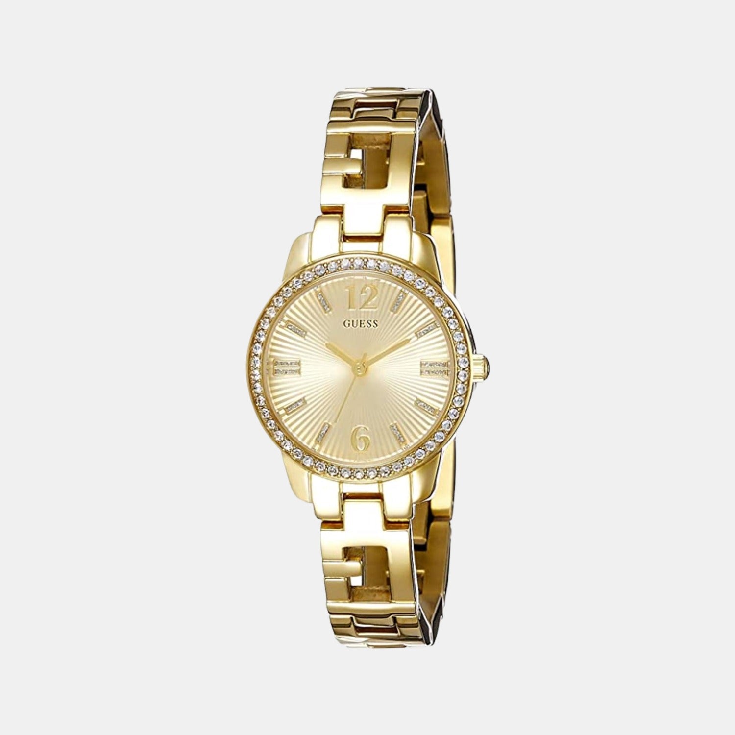 Guess Round Gold Analog watch