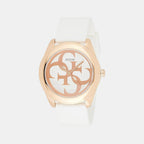 Guess Round White Analog watch