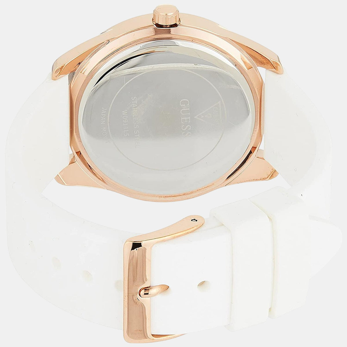 Guess Women Round White watch