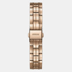 Guess Women Round Rose Gold watch