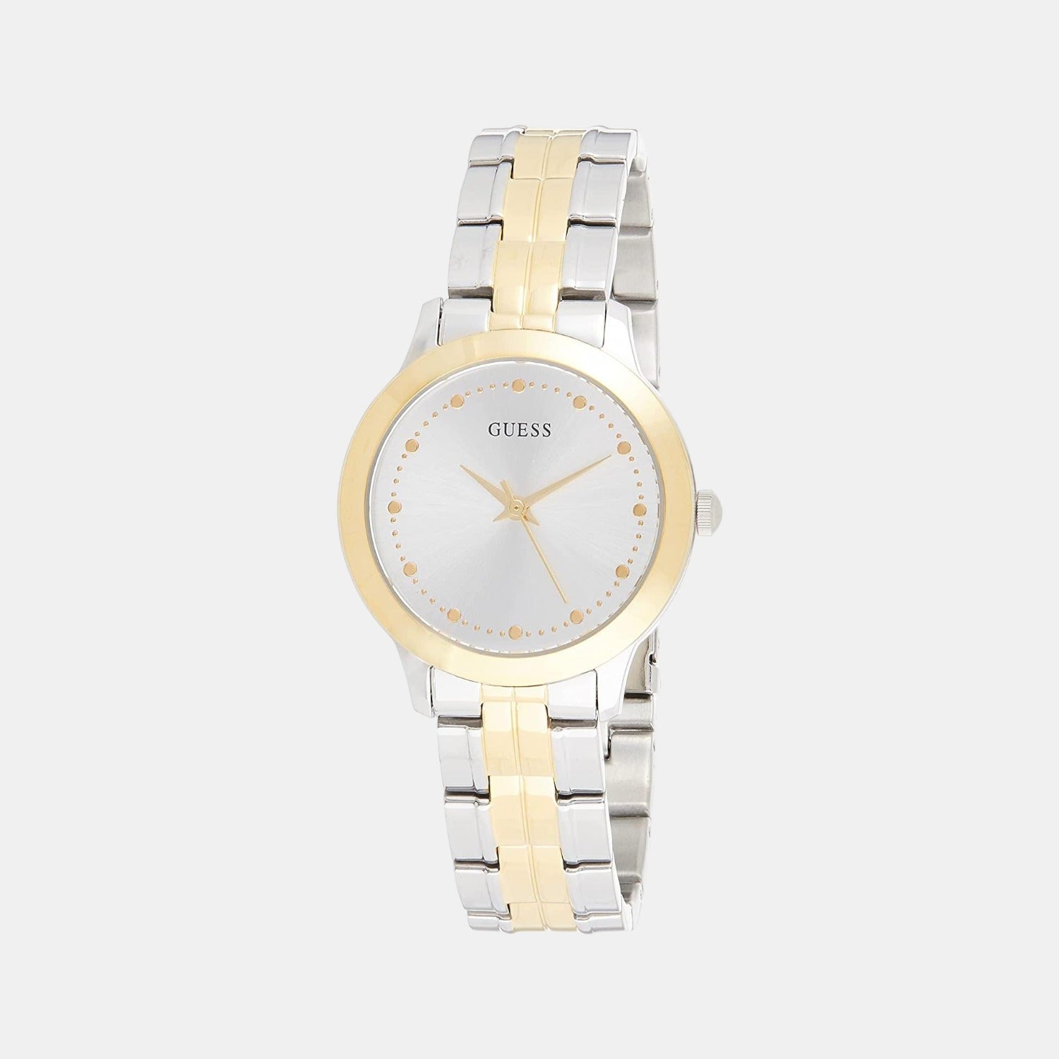 Guess Round White Analog watch