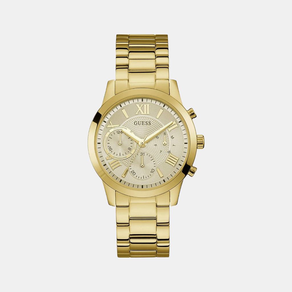 Guess Round Beige Chronograph watch